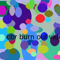 cbr burn out video